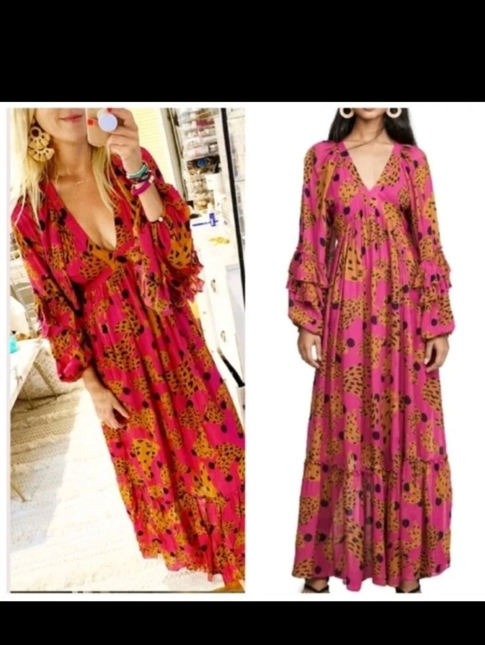 Farm Rio Banana Maxidress - Picture 1 of 7